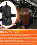 Oil Catch Can Kit For Isuzu D Max Dmax MU X Mazda BT50 2020 Onwards 3L TD 4JJ3 Replacement OS PROV 44 shown in engine bay with close-up view