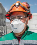 N95 Respirator Mask Size Small For Construction DIY And Home Improvement, NIOSH Approved Filters 95 Percent Of Airborne Particles
