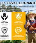 Heavy Duty 16 Inch By 10 Foot Half Inch 19 Gauge Galvanized Welded Chicken Wire Mesh Roll For Garden Fencing Chicken Coops And Poultry Cages Built Tough Outdoor Mesh For Coop Enclosures And Pest Barriers service guarantee with farmer holding chicken.