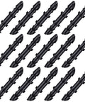 Mudder 150-piece black barbed 1/4-inch irrigation tubing connectors for drip systems