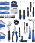 179 Piece Home Tool Set for General Household Projects and Garage Repairs with wrenches, pliers, screwdrivers, sockets