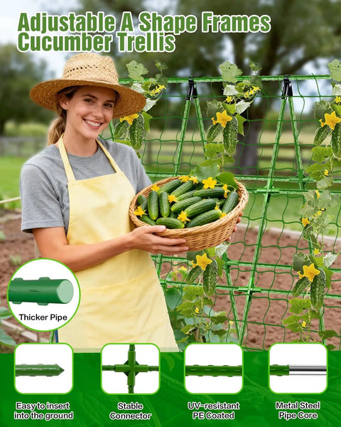 frames for climbing plants Adjustable A-Frame Trellis For Healthy Plants ✓