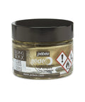 Pebeo gilding wax Empire Gold, 5.6 oz jar, metallic gilders paste for furniture and crafts