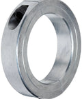 Aluminum Two Piece Clamping Collar For Shafts With 1-1/4 Inch Bore And 2-1/16 Inch Outside Diameter 1/4-28 By 3/4 Inch Set Screw