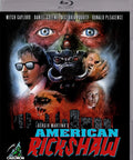 Cover art of American Rickshaw Blu Ray Disc Special Edition featuring dramatic imagery and character expressions.