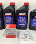Rhino 700 SxS Full Service Kit With Oil Change Air Filter Spark Plugs Gear Oil OEM Factory Parts And Drain Washers