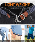 Braided Stretch Belt For Men And Women No Hole Adjustable Multicolored Woven Belt Elastic Golf Style Jean Belt For Everyday Wear