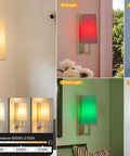 Set Of 2 Battery Powered Fabric Shade Wall Lights With Remote, Wireless Sconce Lamps, Dimmable Bulbs, Farmhouse Gold Finish