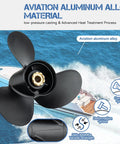 14 1/2 X 19 Pitch Boat Propeller For Mercruiser Alpha One Outboards 135-300HP 3 Blade Right Hand 15 Spline Hub Kit Included Aluminum Vacuum Cast Propeller with corrosion and deformation proof features.