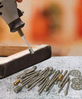 Stone Carving Set Diamond Burr Bits For Rotary Tool Kit 34 Piece Includes Diamond Burr Bits Cutting Discs And Drill Bits