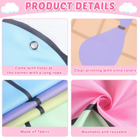 Detailed view of Party Ready Hot Air Balloon Photo Prop Backdrop For Travel Theme Parties And Photo Booths material and design