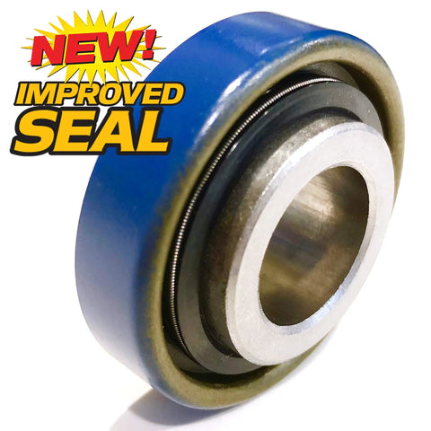 Close-up of a spring-loaded bearing from the Beefed Up Front Caster Wheel Seal And Spacer Rebuild Kit for Wright Stander Mowers