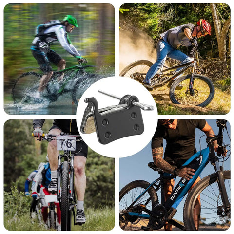 4 Pairs MTB Disc Brake Pads Kit With Installation Tools Includes Disc Alignment Tool Tire Lever And Hex Key Ready To Roll