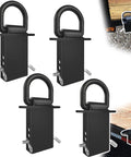 Heavy Duty D Ring Stake Pockets Four Pack 18,000 Lb Break Strength Removable Tie Downs For Utility Trailers And Flatbeds
