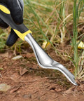 Heavy Duty Weed Puller Hand Weeder Tool With Bend Proof Leverage Base and V Shaped Forks used in garden lawn farm