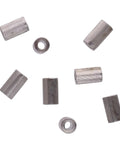 8 pieces of 5Mm Drill Bushings For Cabinet Shelf Holes Jigs 10 Pack Built Tough Hardened Steel For Long Lasting Drilling