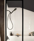 High Pressure Shower Head With Handheld Sprayer In Mediterranean Bronze Finish Delivers Forty Percent More Power With Eight Spray Modes