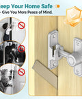 Heavy Duty 90 Degree And 180 Degree Barn Door Lock Made From Rust Proof Zinc Alloy installed on wooden door for security