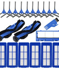 RoboVac Replacement Parts Kit For 11S Max 15C Max 30C Max 39C Max G10 G20 G30 G32 Edge Verge Hybrid Vacuum Cleaners No Fuss All In One Includes Roller Bristle Brush Filters And More - includes brushes, filters, and cleaning tool.