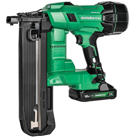 18V Cordless Medium Crown Stapler Kit With Air Spring Drive, Pro Grade Power, Low Recoil, Cranks Out 2.7 Staples Per Second