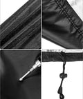 Close-up of Universal Planer Dust Cover For Table Saw And Miter Saw Protection Heavy Duty Oxford Fabric with waterproof feature.