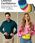 Models showcasing Ultra Slim RFID Money Belt With Hidden Passport Pocket For Travel, available in various colors, front view.