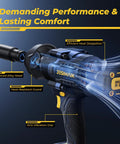 Heavy Duty Cordless Impact Wrench Beast Mode Power With 1106 Ft Lbs Torque Brushless Half Inch Drive 3500 RPM 21V With Dual 4Ah Batteries 4 Modes 5 Sockets For Truck RV And Heavy Construction, brushless motor detail