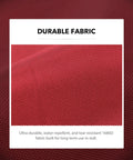 Close-up of red 1680D polyester fabric used in Stall Guard For Horse Barn With Adjustable Straps And Sturdy Spring Hooks Included Water Resistant