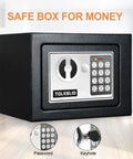 Extra Large Heavy Duty Home Safe Fireproof Waterproof Anti Theft Digital Safe Box With Fireproof Document Bag For Home Office And Business Valuables Boss Level Security