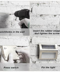 Step-by-step installation of solar powered outdoor fence lights 24 pack waterproof stainless steel deck and stair lamps.