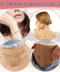 Lobster Clasp Necklace Clasp Extender Kit Grab And Go 14K Gold And Silver Finishes for Necklaces and Bracelets displayed in use.