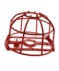 Heavy Duty Fire Sprinkler Head Guard For 1/2 Inch Exposed Systems, industrial red steel construction, protective design.