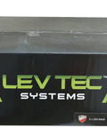 Tile Leveling System Pro Grade One Eighth Inch Clips 500 Piece Set in black packaging with Lev Tec logo visible.