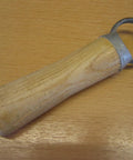 Wooden handle with metal ring for Industrial Beefy Grass Nib For Scythe 1.25 Inch, Upper Nib For 21401 SN-1 Snath, Dual Nib For 21408 No-8 Snath, Reverse Threaded Hex Nut, SP-16UG Legacy Part.