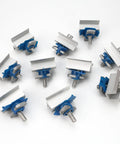 Adjustable Solar Panel Mounting Bracket Clamps Kit For Aluminum Roof Mount Wide Mid Clamps arrangement view