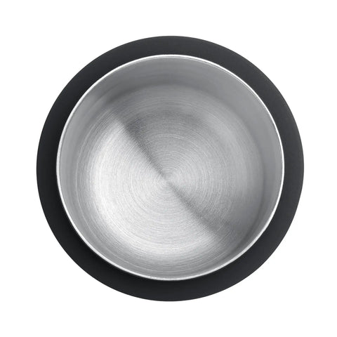 Top view of 58mm Espresso Dosing Cup For Single Doses, Nonstick 304 Stainless Steel Tall Version, Wide Mouth Fits 58mm Portafilter.