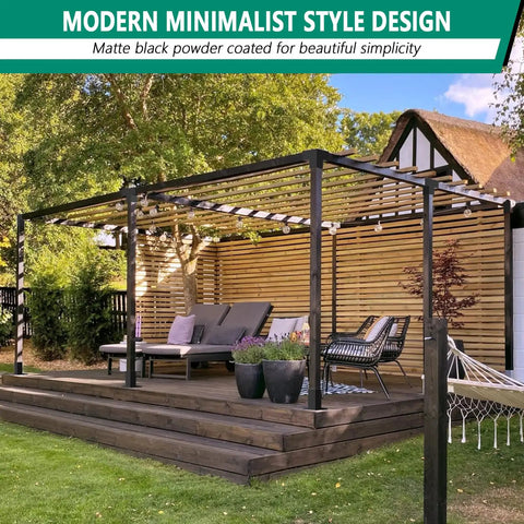 Three Way And Four Way Right Corner Pergola Bracket Kit For 4x4 Wood Beams Built Tough Cast Iron With Galvanized Waterproof Finish