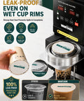 Pro Level Automatic Cup Sealer Machine For Boba And Cafe Shops Commercial Drink Capper sealing cups with tight, leak-proof seal.
