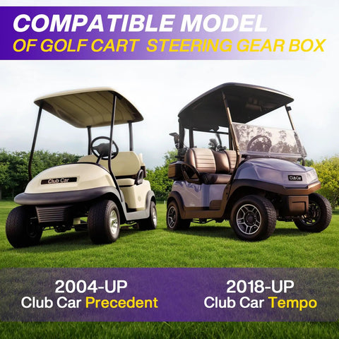 Precedent Steering Gear Box Assembly For Club Car Onward Tempo 2004 Up Golf Carts Replaces OEM 102288601 103679701