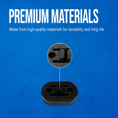 Exhaust System Hanger Insulator For Honda Civic 2006 2007 2008 2009 2010 2011 Durable Rubber Mount close-up on blue background
