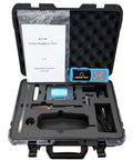 Portable Surface Roughness Tester For QA With Ra 0.005-16.000 Um And Rz 0.02-160.00 Um, Measures Rq Rt Rp Rv Rx, 128x64 OLED Display, 100 Data Storage, ISO DIN ANSI JIS Compatible, Real-Time Clock, 0.001 Accuracy. open case with manual and accessories