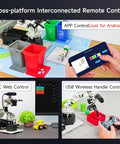 Cross-platform controls for 6DOF Programming Robotic Arm Kit With 3D Adaptive Gripping And Embodied Intelligence Pro Grade AI Model