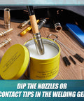 All-in-One MIG Welding Gun Maintenance Kit For MB15 And 15AK Torch, anti-spatter gel with gas nozzles and cleaning tools