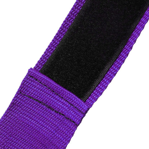 Close-up of purple industrial-grade nylon strap, part of Color Coded Backboard Spine Board Straps For Quick Immobilization On Stretcher 10 Point System Industrial Grade Nylon Spider Straps For EMS Pros And Medical Teams