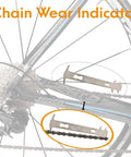 Chain Wear Checker Tool For 7 To 12 Speed Chains, Quick Indicator Of 0.75 Percent Or 1 Percent Stretch in bike use