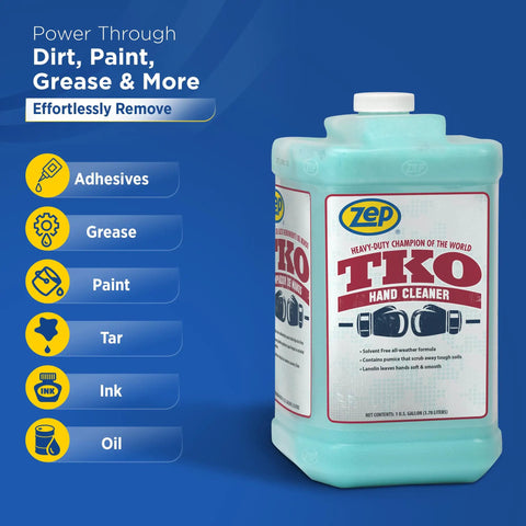 Heavy Duty Industrial Hand Cleaner With Pumice And Lanolin Real Deal Strength Against Grease And Grime Refill Only Without Pump, one gallon container.