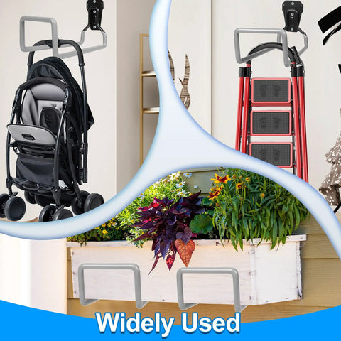 Heavy Duty Metal Garden Hose Holder Wall Mount For Outdoor Use, Rustproof Hose Reel That Keeps Water Hoses Neat, versatile use visual
