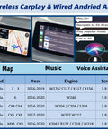 Wireless Apple CarPlay Retrofit Kit For Mazda 2 3 6 CX-3 CX-5 CX-9 MX-5 2014-2020 interface on display screen