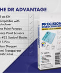 Pro Grade Dissection Kit For Biology Lab 25-Piece Stainless Steel Tools With Extra Blades And T-Pins Sharp Scissors And Scalpel Autoclavable Case In Assorted Colors Perfect For Students And Faculty, boxed kit view
