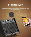 20W Portable Drum And Keyboard Amp With Dual Drivers For Home Practice, Bluetooth Five Point Zero Wireless Streaming